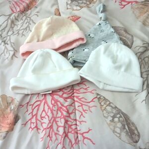 Set of 4 Baby Beanies
